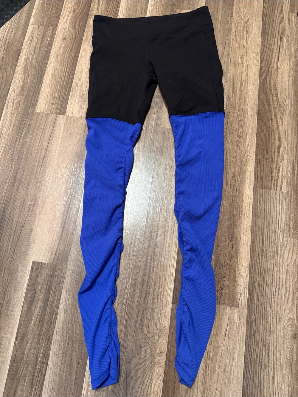 ALO YOGA Goddess Blue/Gray Active Workout Leggings Women’s Size large